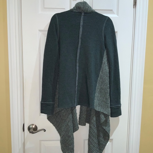 Anthropologie Saturday Sunday Cozy Casado Cardigan Sz S waterfall front - Picture 6 of 10
